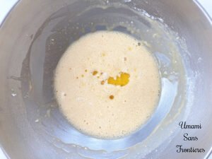 eggs sugar flour baking powder butter