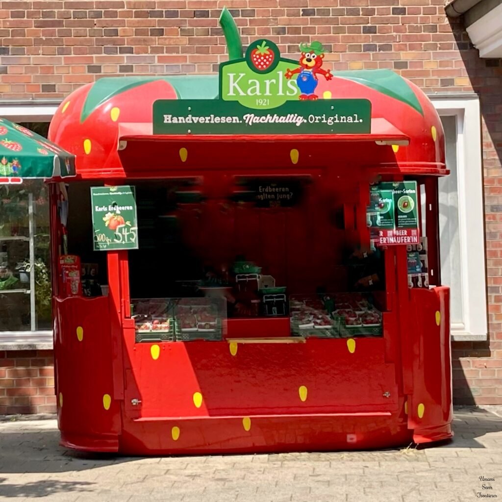 Strawberry stand