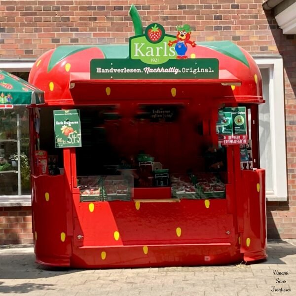 Strawberry stand