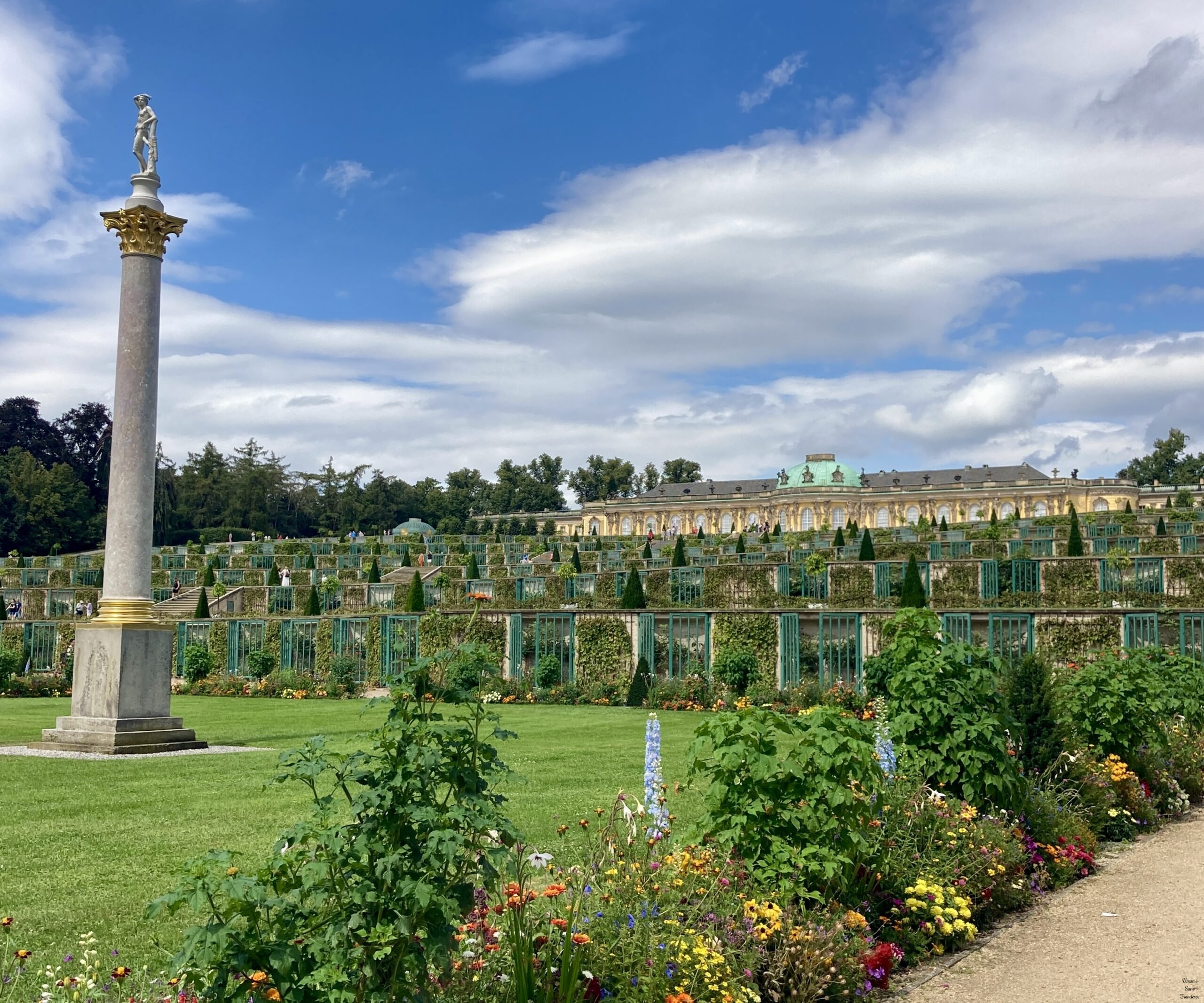 Palace Sanssouci garden Potsdam