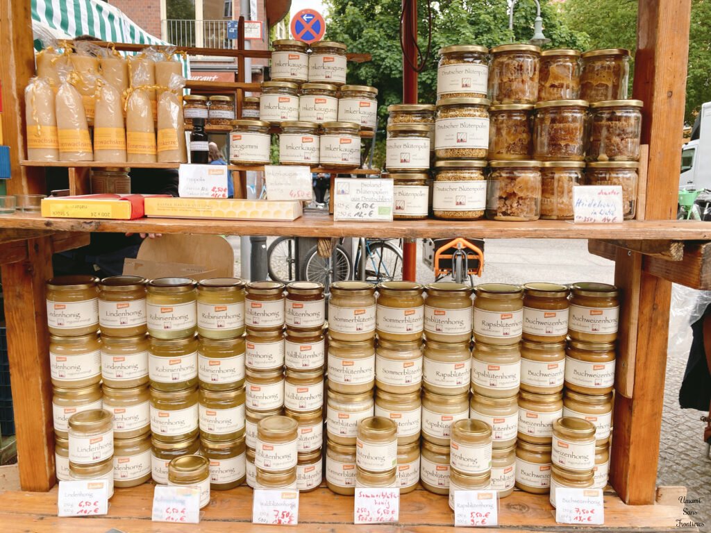 Honey shop in the market