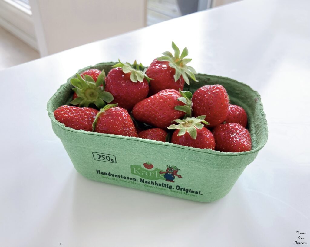 strawberries in a box