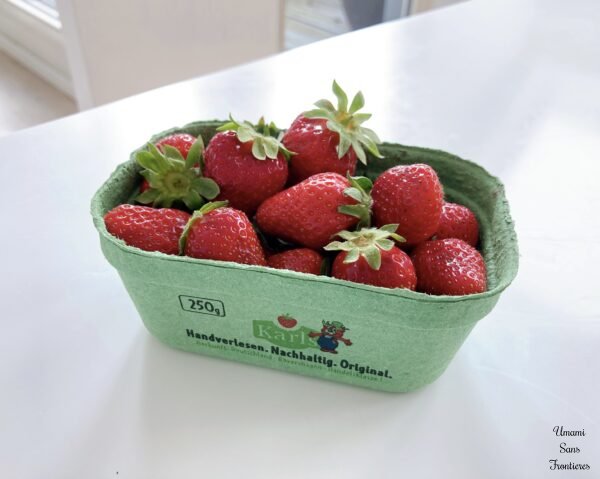 strawberries in a box