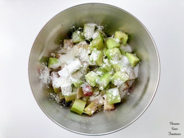Rhubarb sugar lemon juice