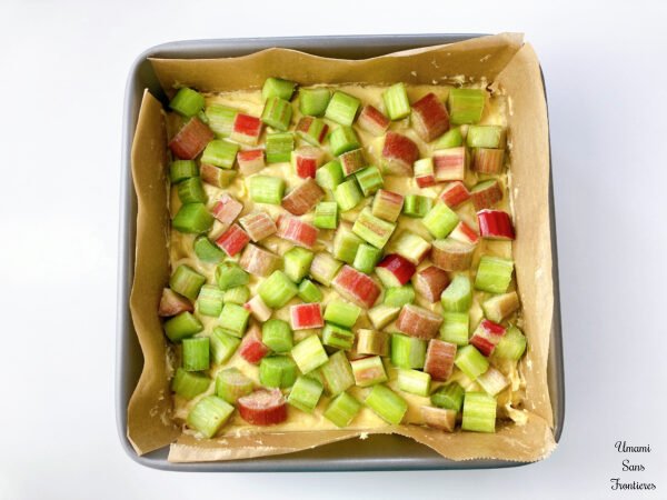Rhubarb on the batter