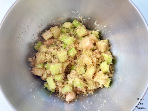 Rhubarb brown sugar lemon juice vanilla sugar