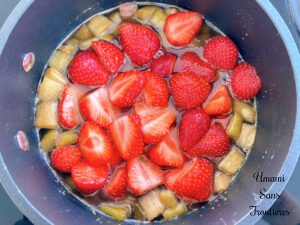 Rhubarb Strawberries