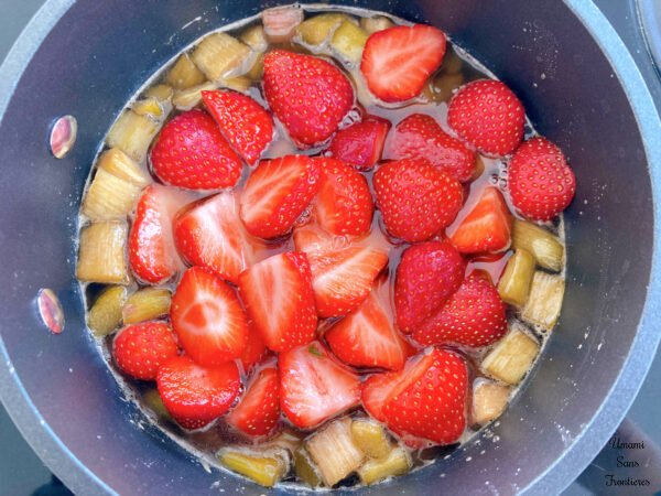 Rhubarb Strawberries