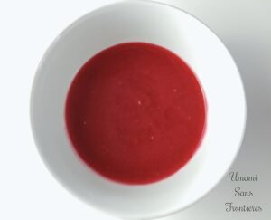 raspberry sauce