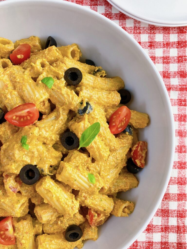 Cold Pasta with Tomato and Ricotta 🍅 Sicilian-Style Pesto alla Siciliana 🇮🇹