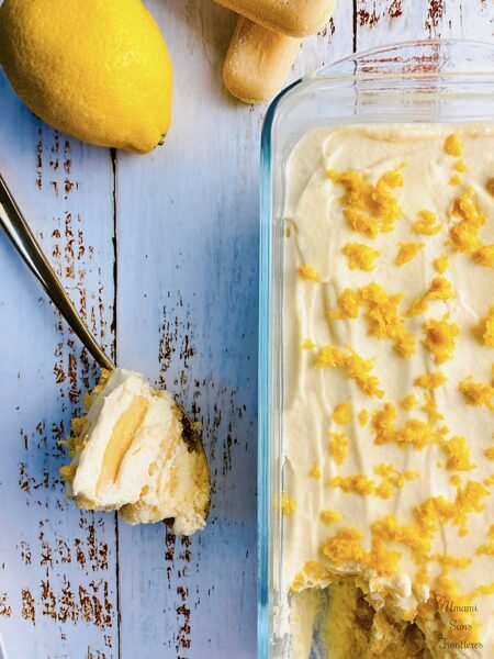 Lemon Tiramisu – Light and Creamy Italian Dessert🍋