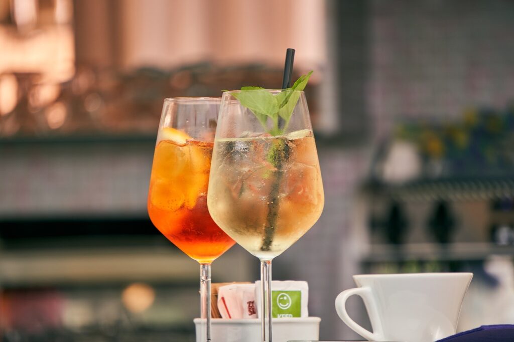 Hugo and Aperol