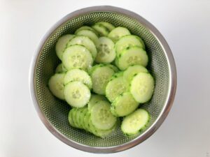 sliced Cucumber