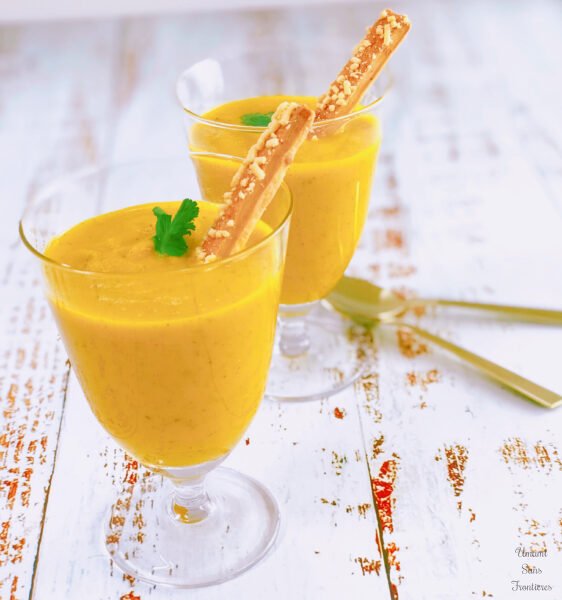 Chilled Carrot Soup 🥕 Refreshing Potage Glacé aux Carottes