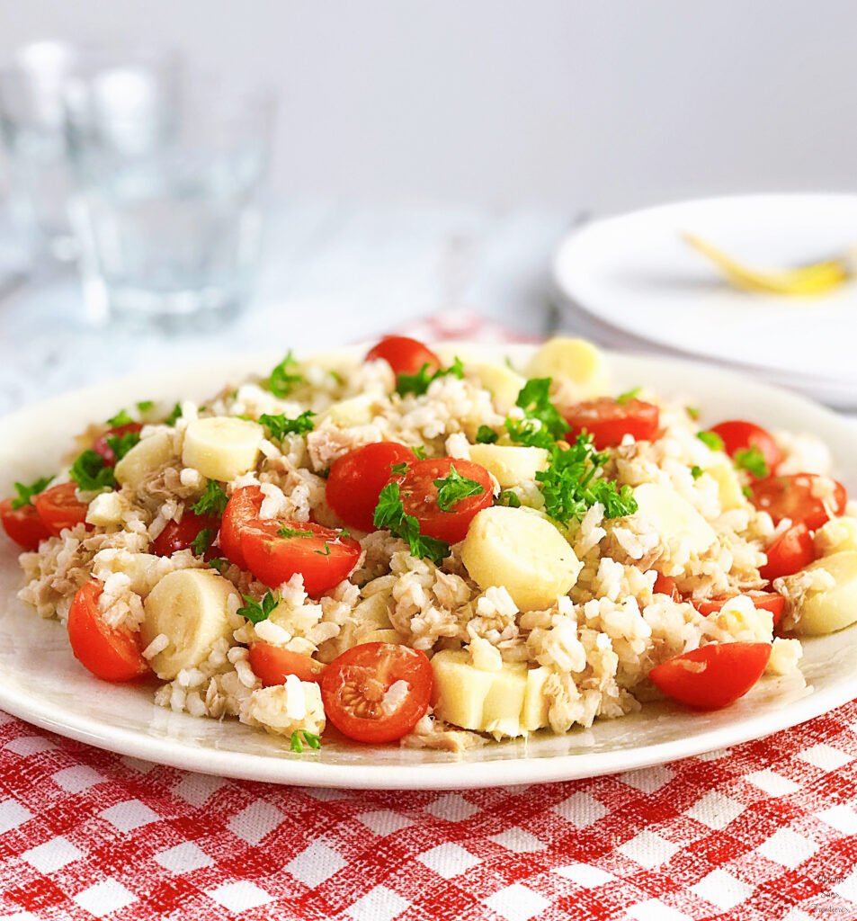 French style rice salad