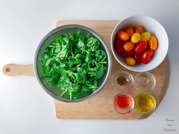 Raspberry Vinaigrette & Lamb’s Lettuce Salad – French-Inspired Favorite 🇫🇷 ingredients