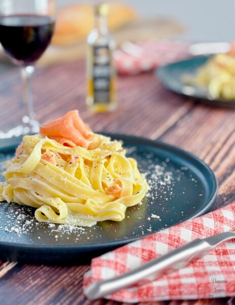 Creamy Smoked Salmon and Truffle Pasta – French Style 🇫🇷
