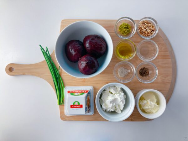 Chilled Beet and Goat Cheese Mousse – Vibrant Verrine-Style Starter 🩷 ingredients