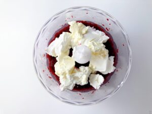 Beet Chèvre cheese crème fraîche