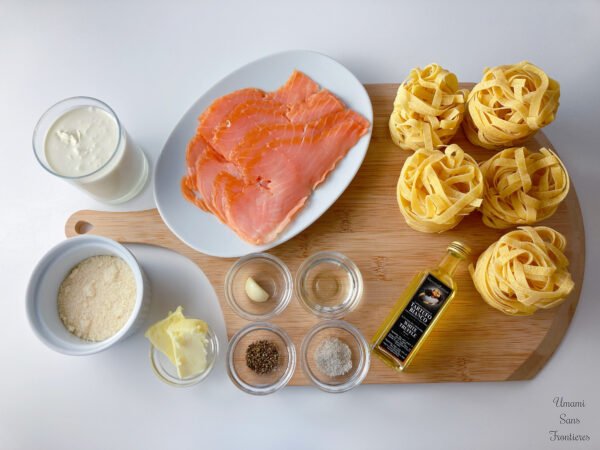 Creamy Smoked Salmon and Truffle Pasta – French Style 🇫🇷 ingredients
