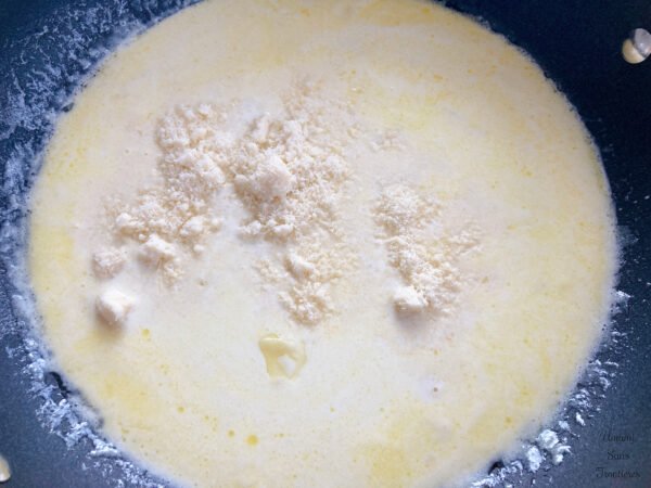 Cream sauce cheese