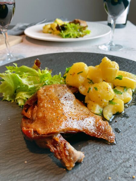 Oven-Baked French Duck Confit with Sautéed Potatoes 🦆Easy with Canned Confit