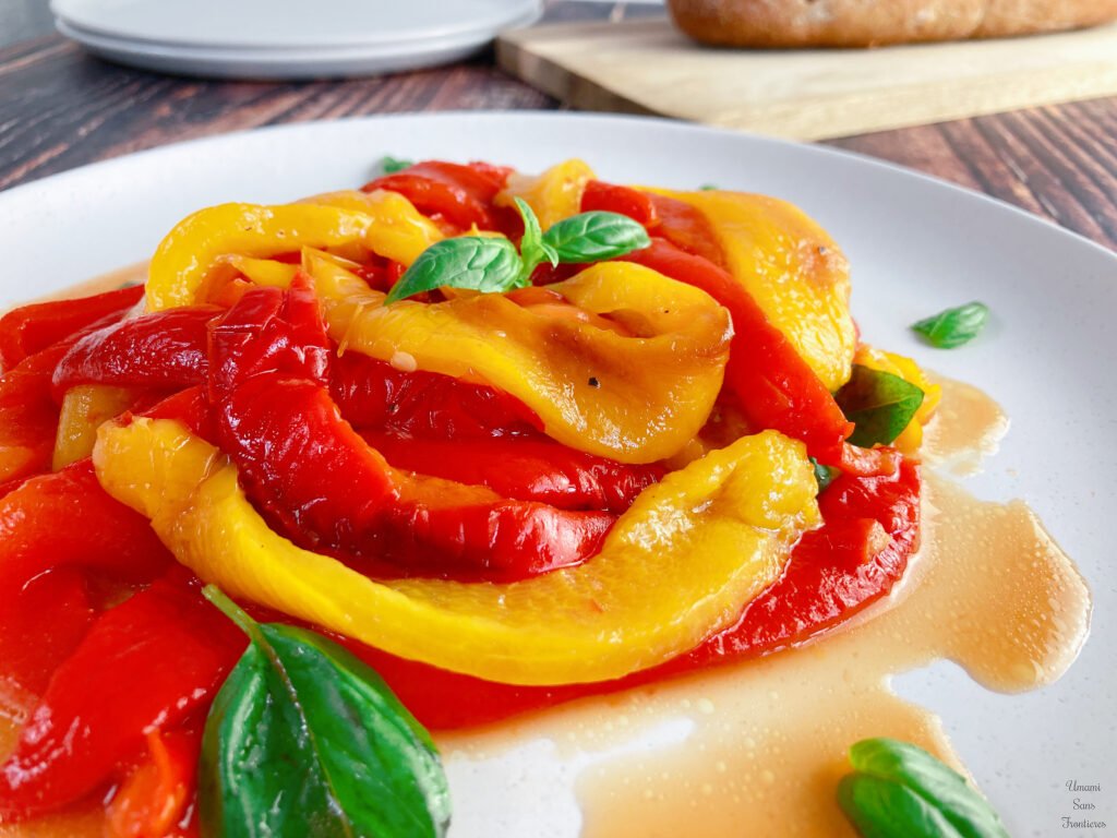 Marinated Oven-Roasted Peppers