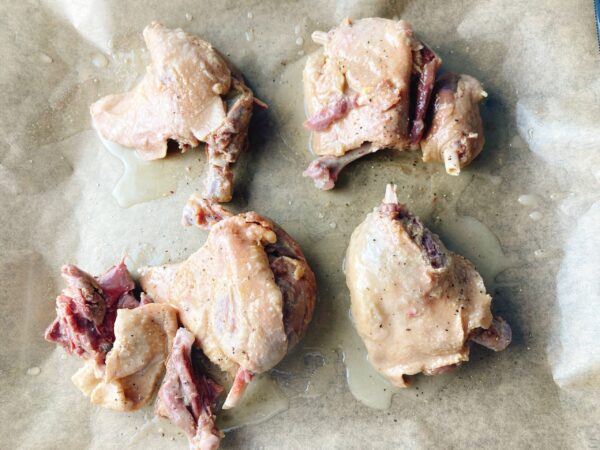 Duck canard salt pepper