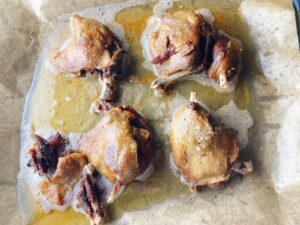 grilled duck confit