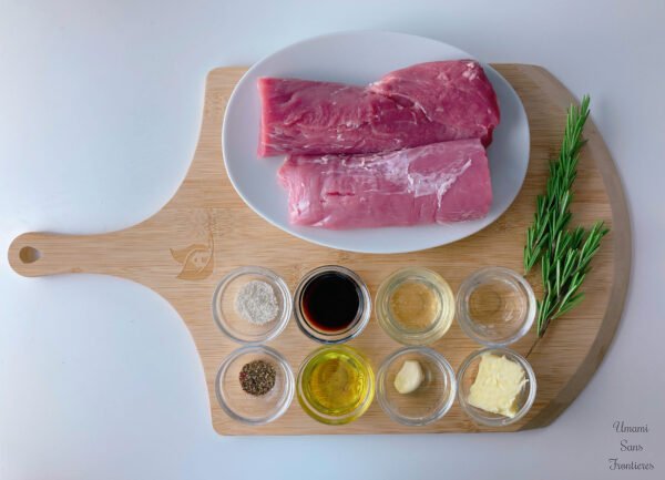 Juicy Pork Tenderloin with Honey Balsamic Sauce ingredients