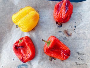 Peppers roasted