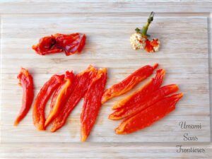 Peppers cut