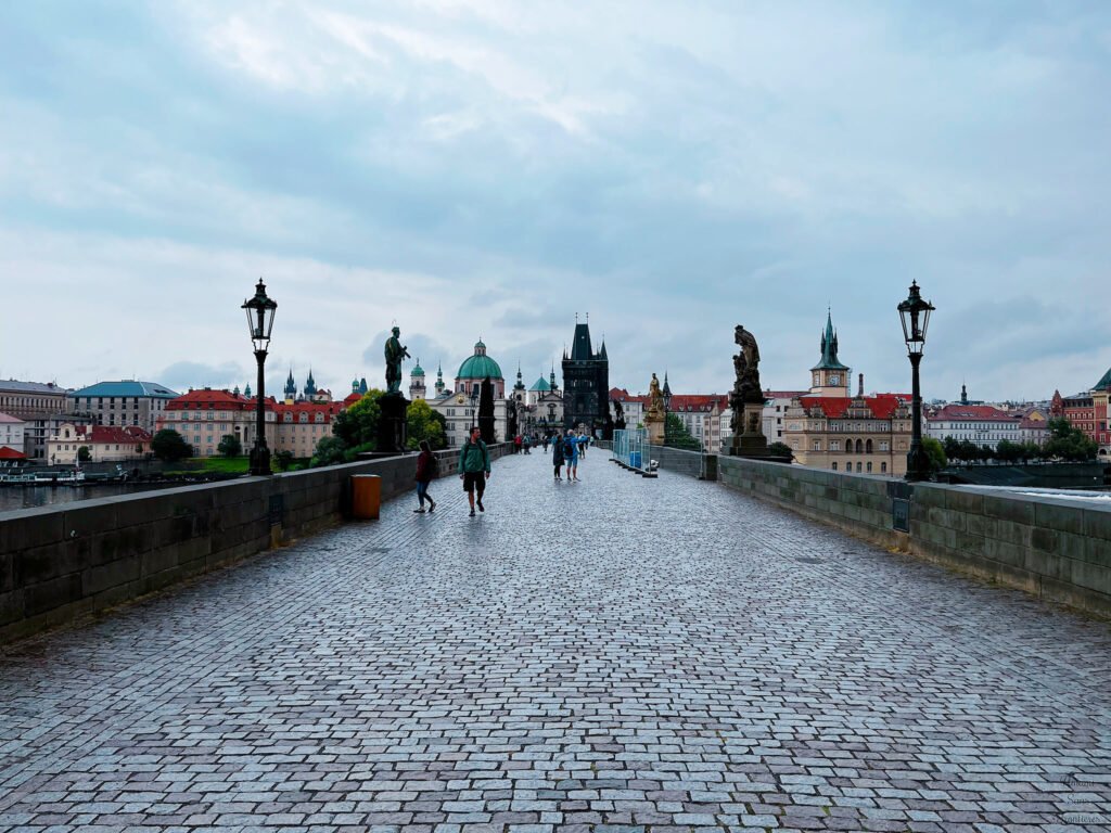 Charles Bridge in early morning