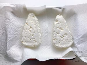 Cottage cheese Kitchen paper