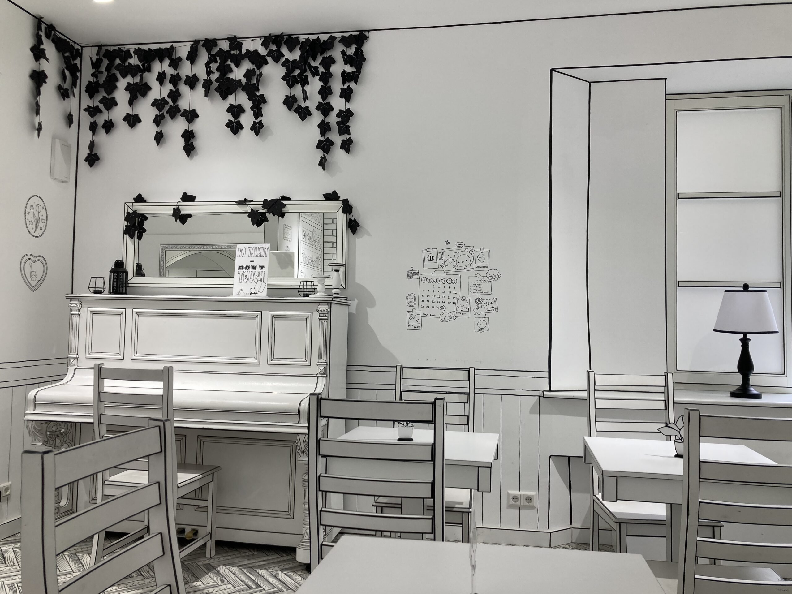 2D cafe in Berlin