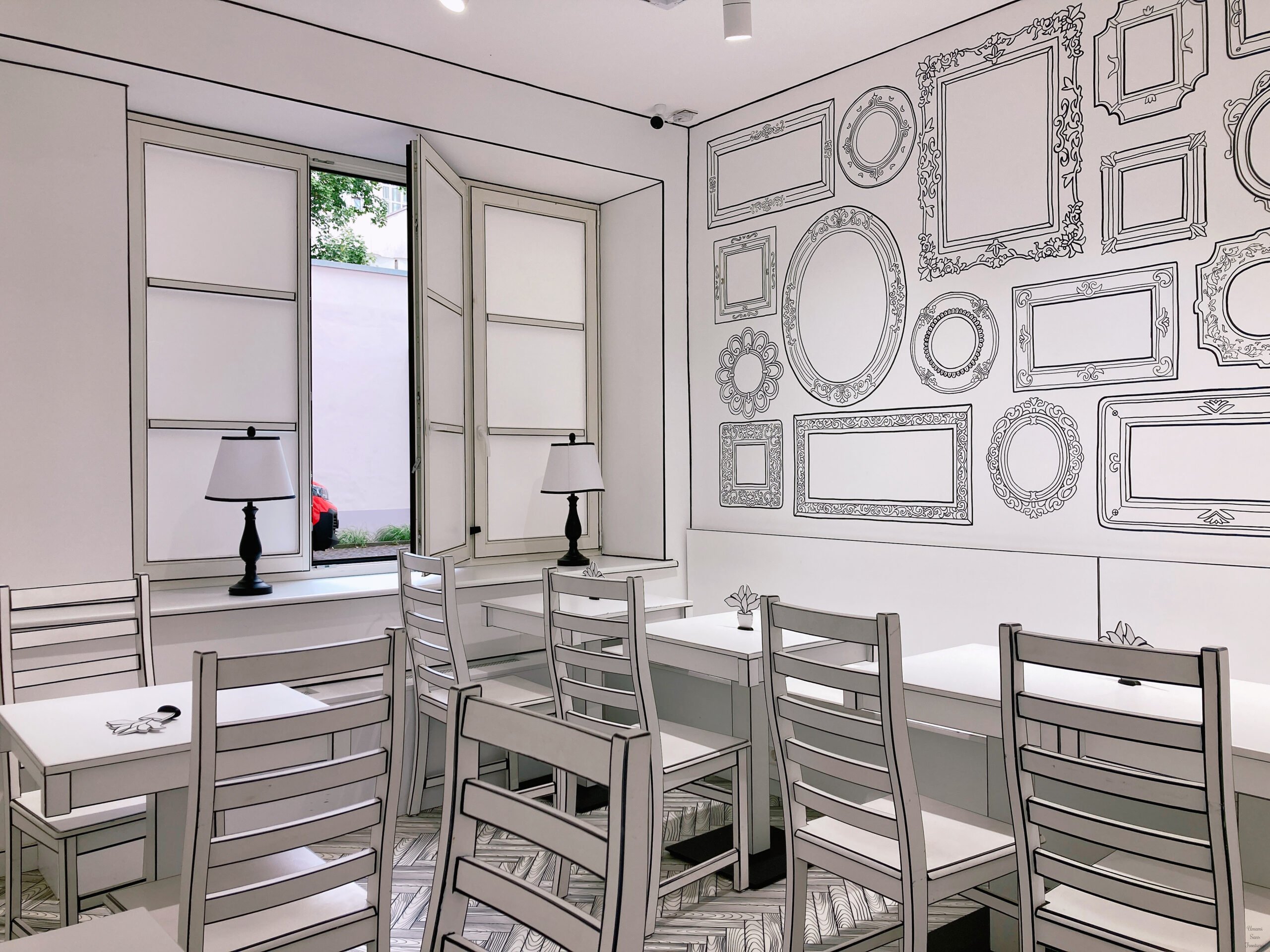 interior 2D cafe 