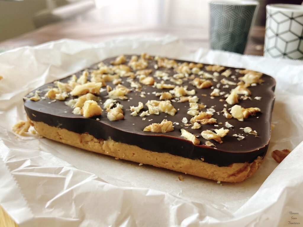 Peanut butter and chocolate bar