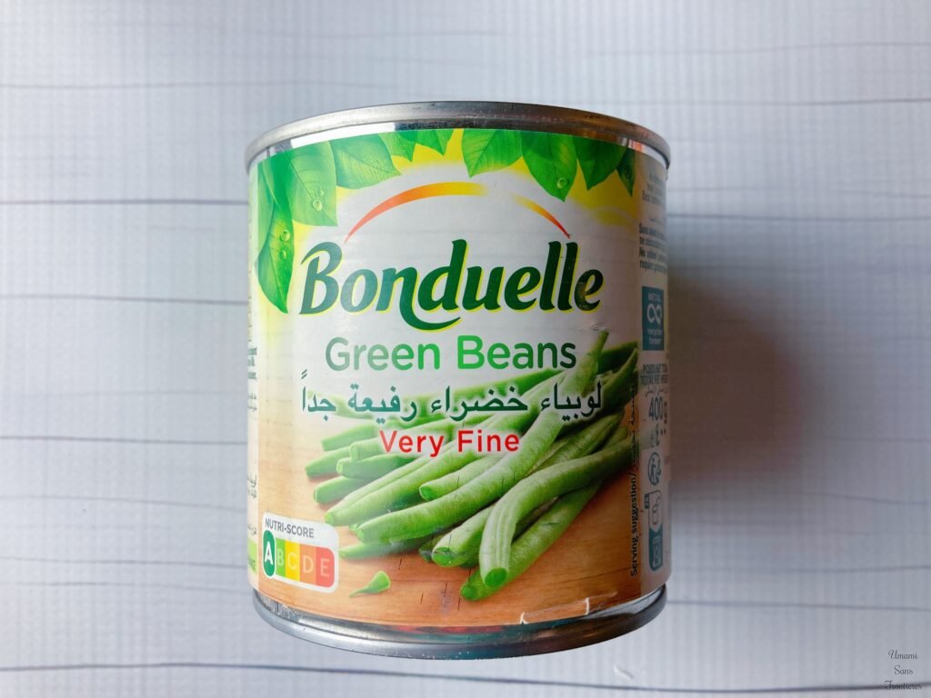 canned green beans