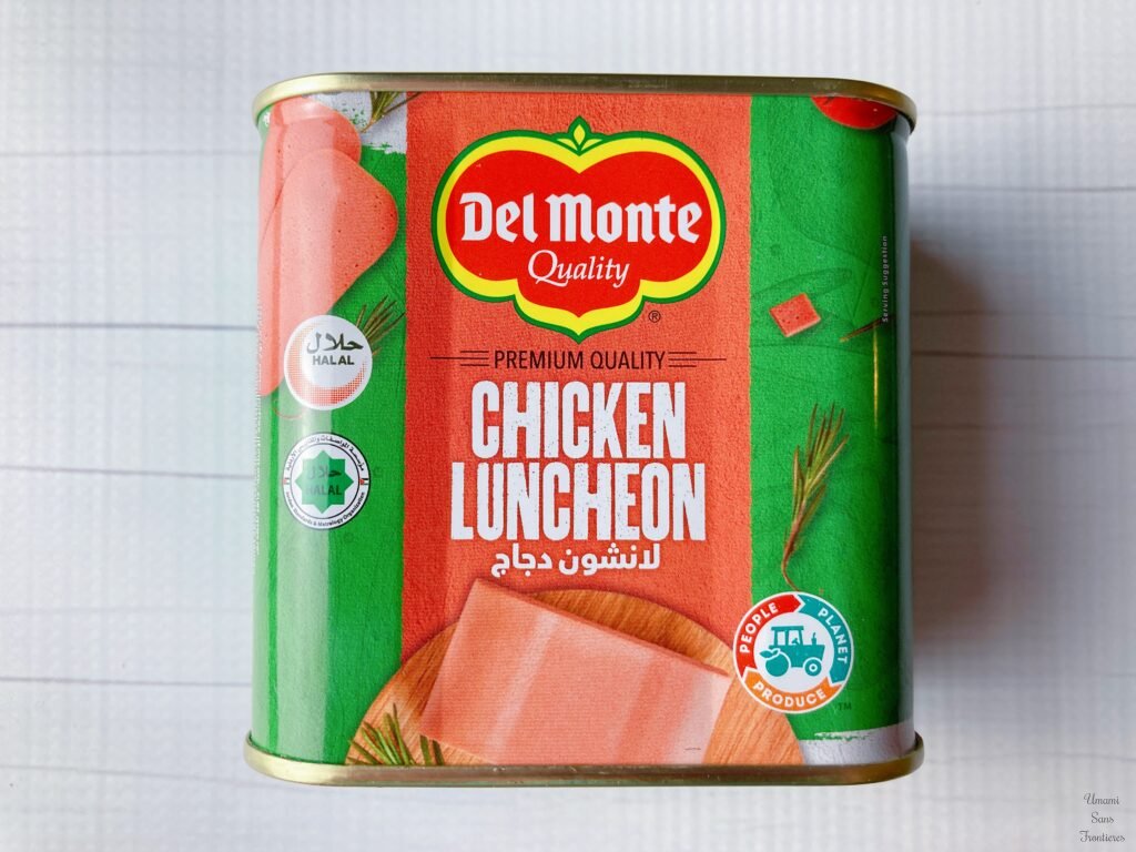 Canned chicken luncheon