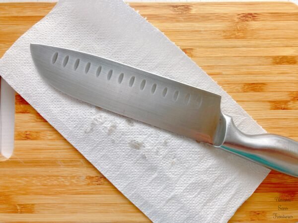 knife cooking towl