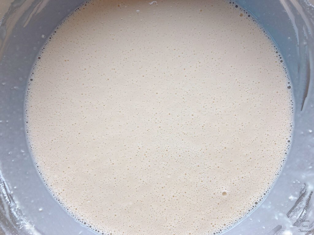 milk egg flour baking soda