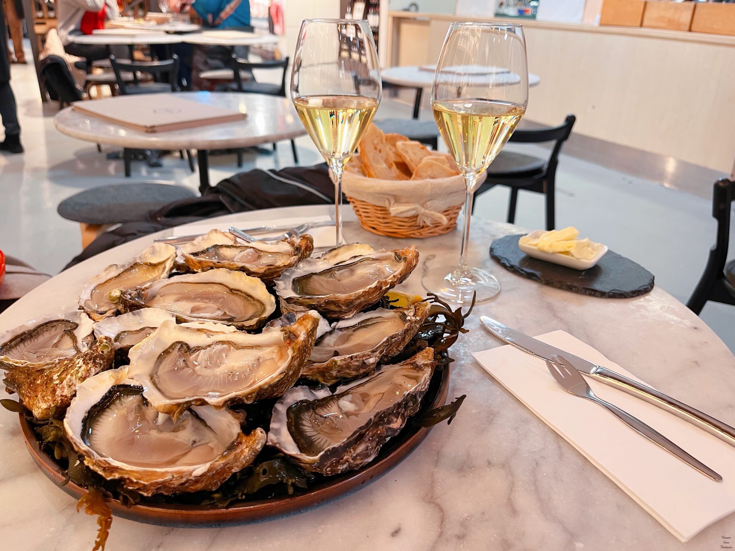 oyster bread butter white wine