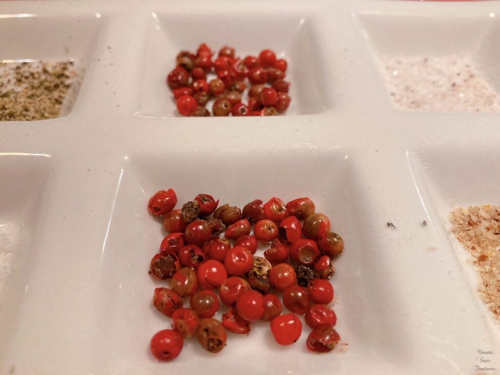 pink pepper salt pepper