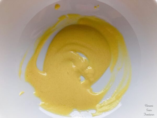 Mustard apple sider vinegar olive oil
