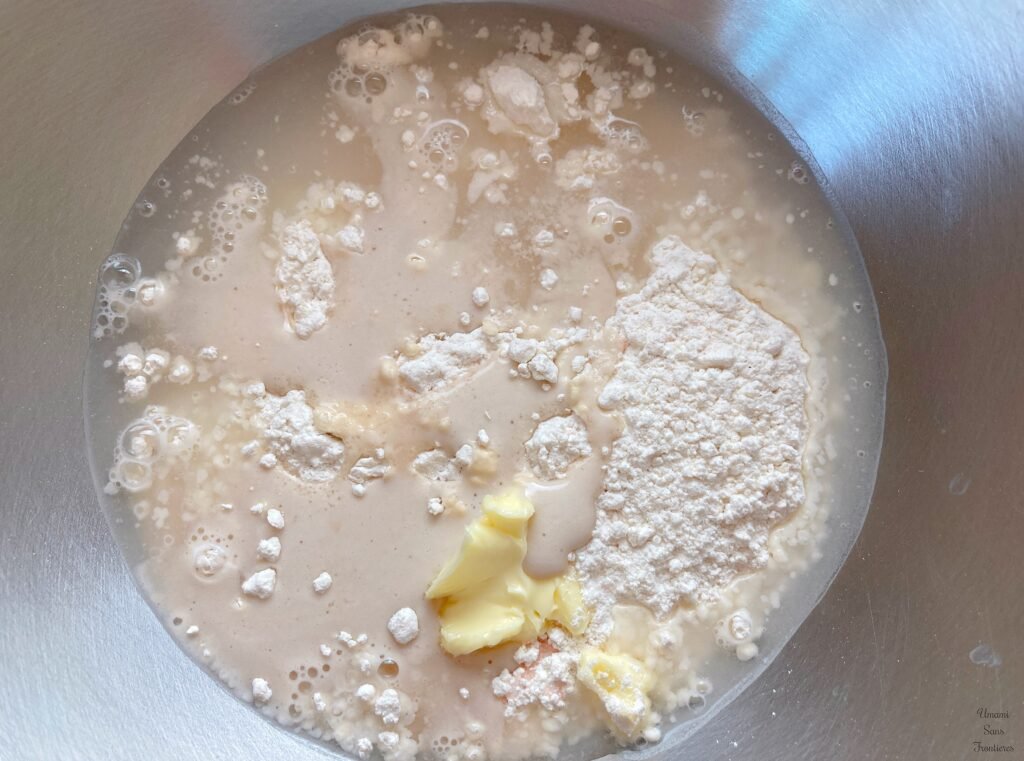 flour butter water yeast sugar salt