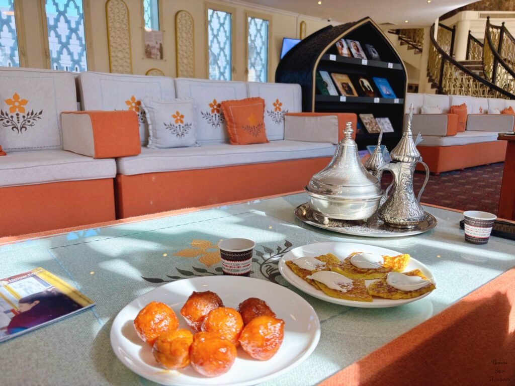 emirates coffee and sweets at mosque