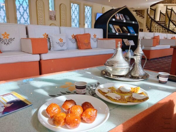 emirates coffee and sweets at mosque