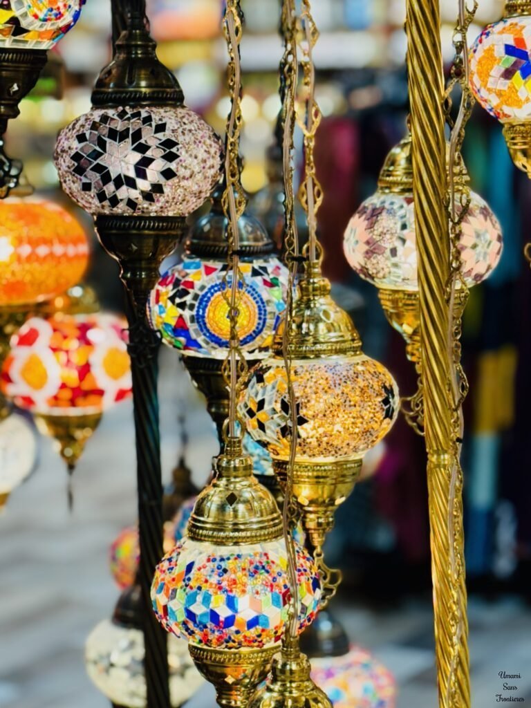 Lamps in old Dubai souk