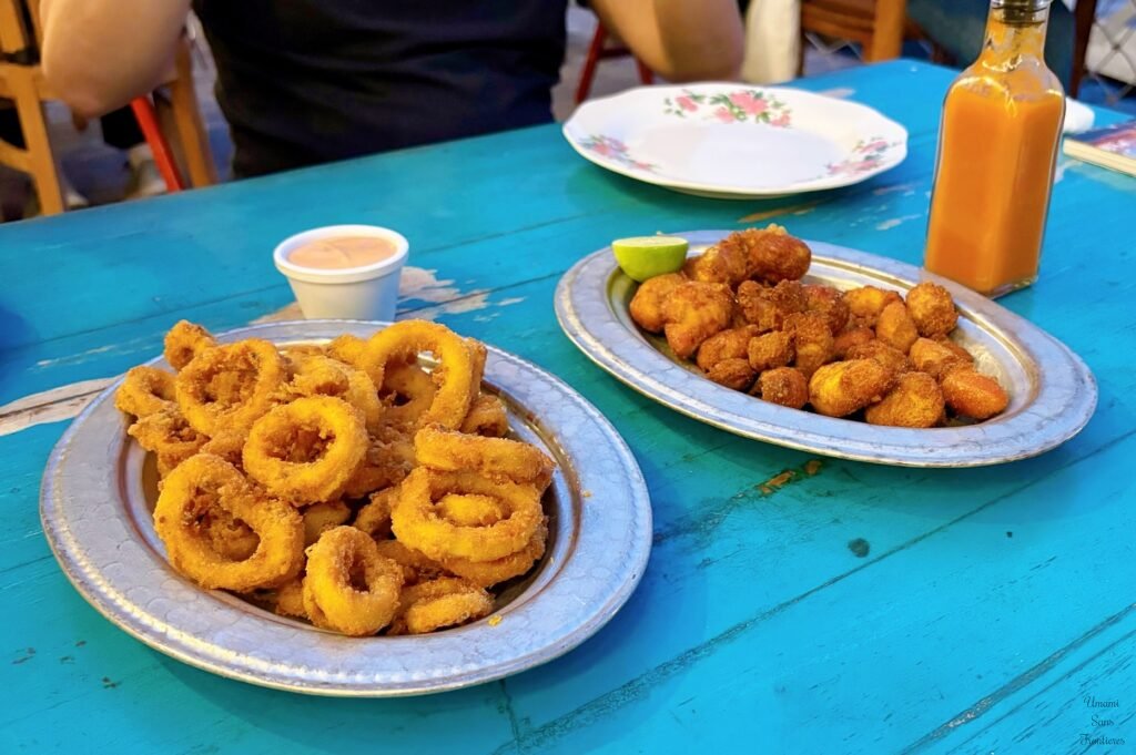 starter in the seafood restaurant Old Dubai
