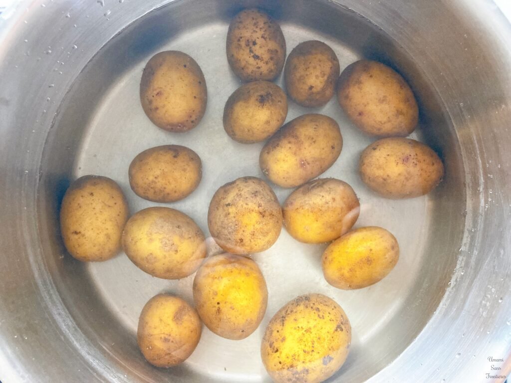boiled potatoes
